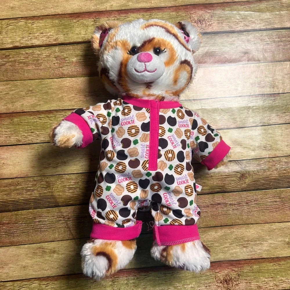 Build-A-Bear Girl Scouts Coconut Caramel Bear Smart Cookie Sleeper Plush 16in